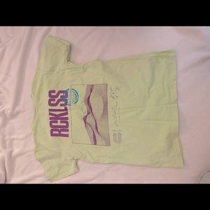 Street style pastel green t-shirt, size XL Youth